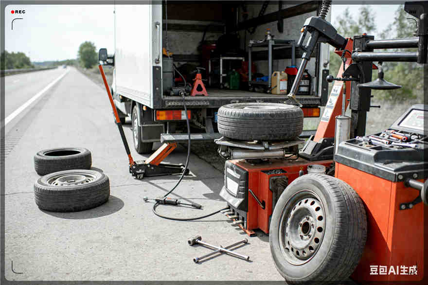 察右中旗扎胎道路救援-流动补胎